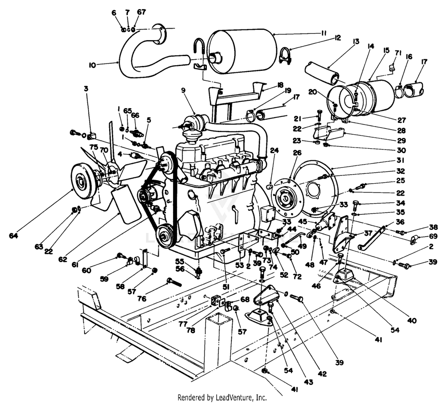 Engine Installation Assembly
