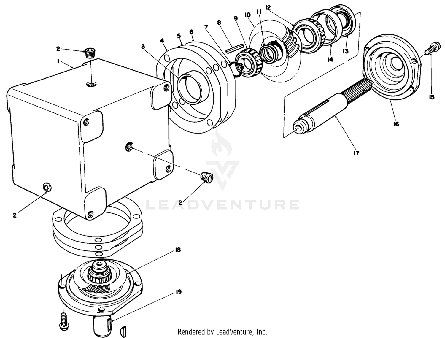 Gear Box Assembly No. 68-6810