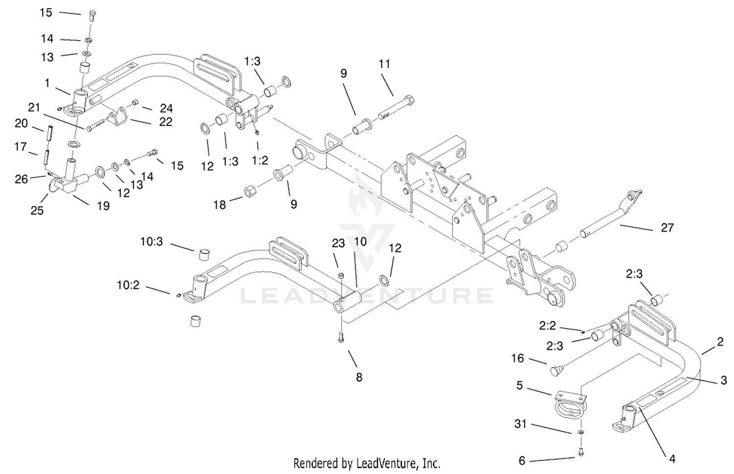 Front Lift Arms Assembly