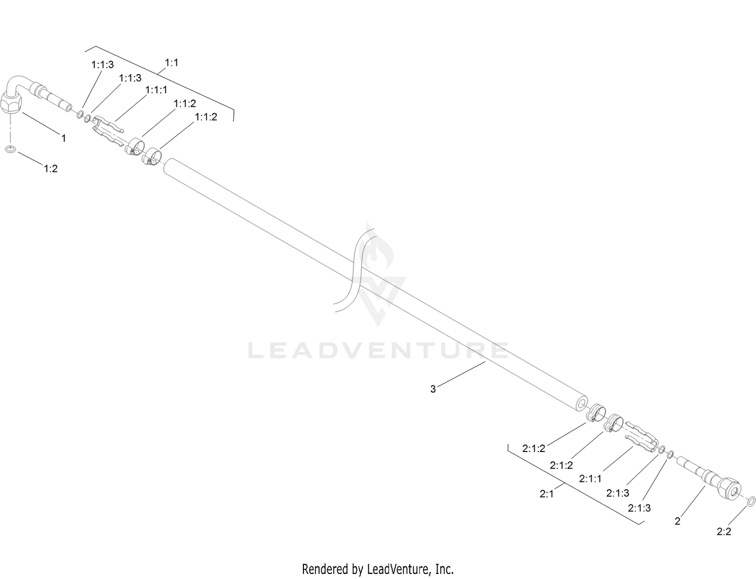 Condenser Hose Assembly No. 138-3803