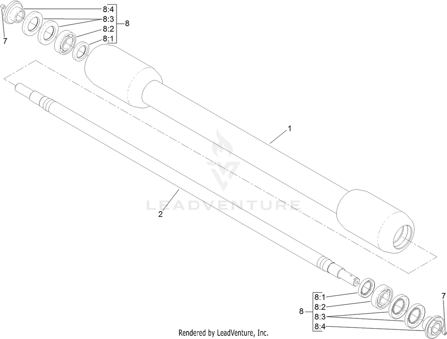 Sectional Roller Assembly No. 117-5121
