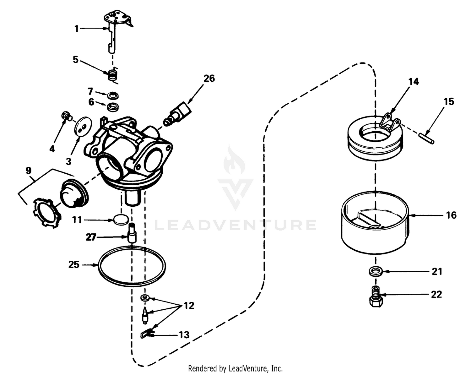 Carburetor No. 632050a