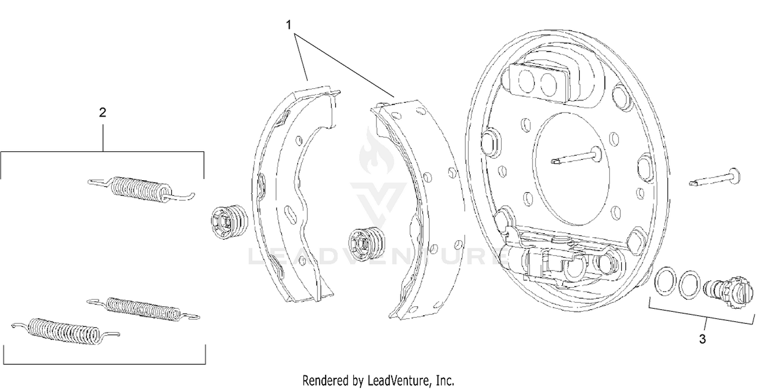 Right Hand Brake Assembly No. 99-7136