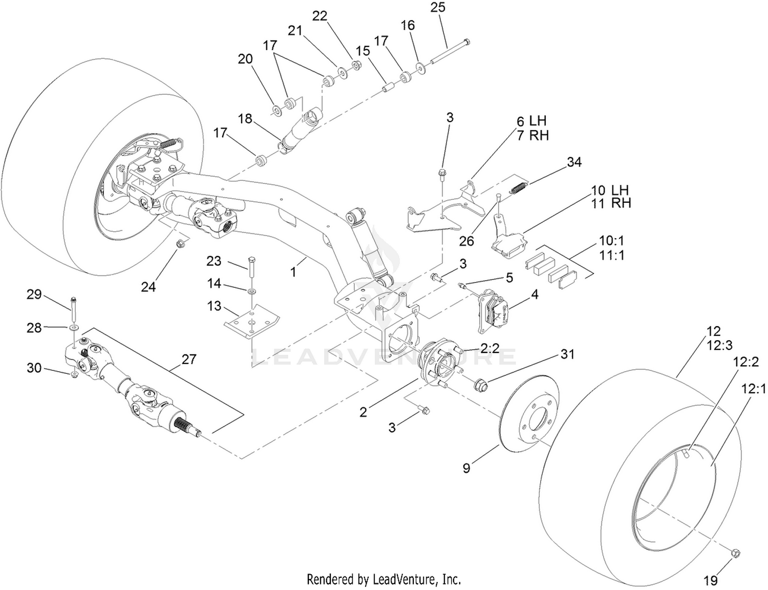 Rear Axle Assembly