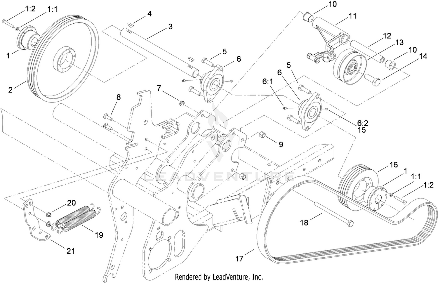 Secondary Belt Drive Assembly