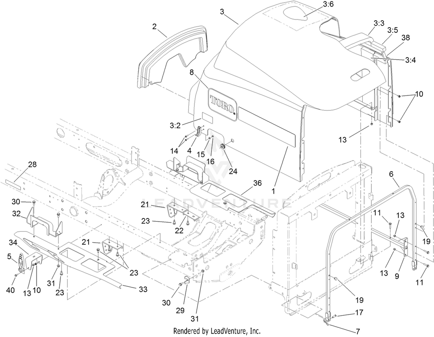 Hood and Body Panel Assembly