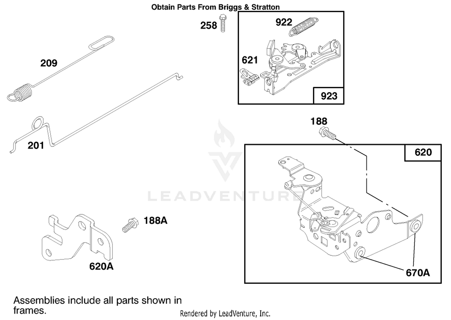 Engine Briggs  Stratton Model 12f802-0667-01 4
