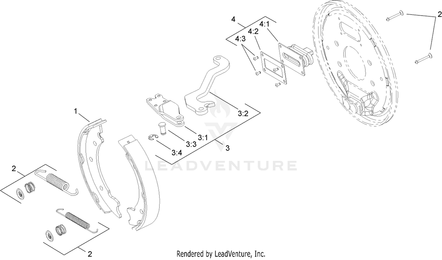 RH Brake Assembly No. 110-8871