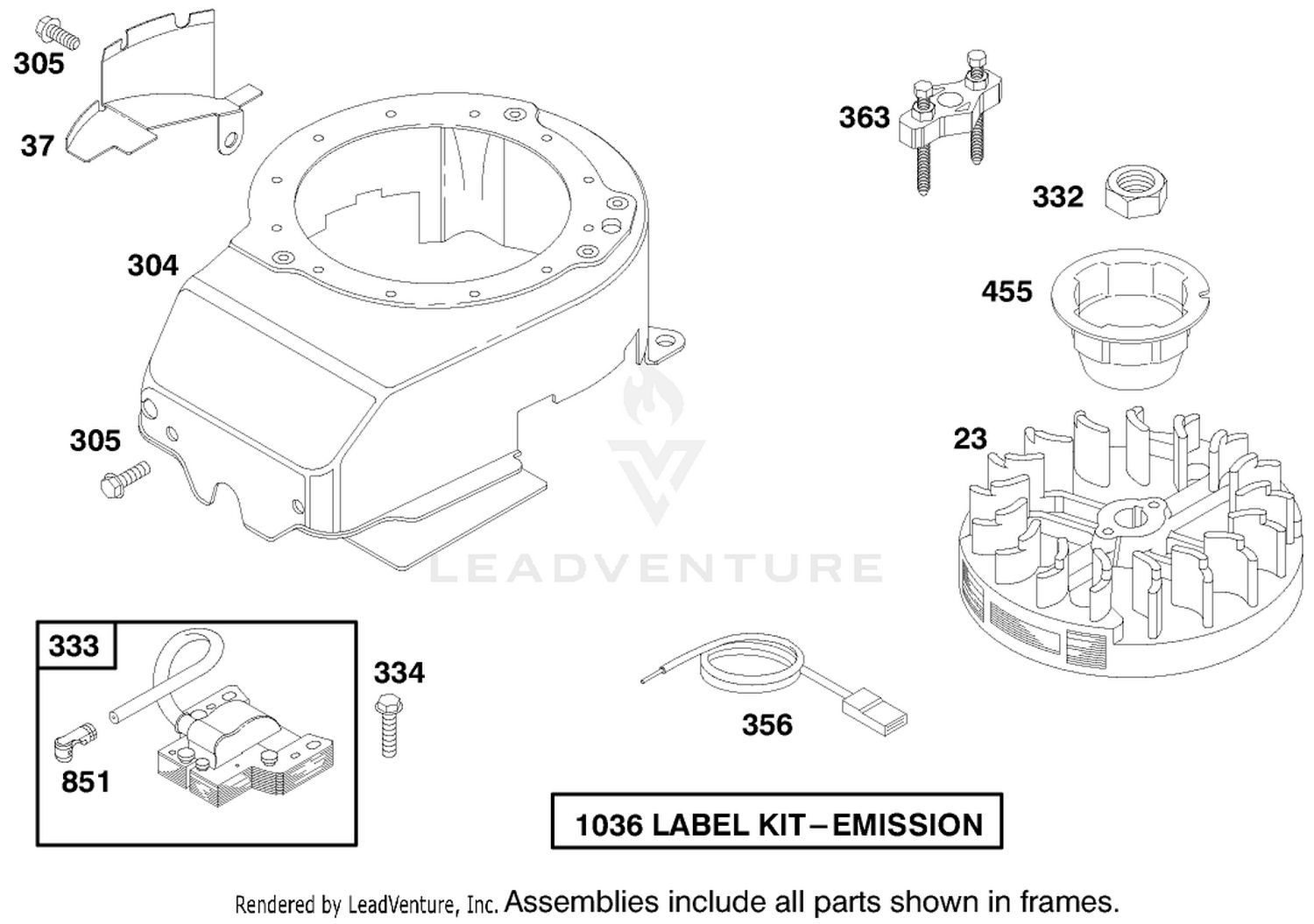 Engine Briggs  Stratton Model 127802-1761-E1 6