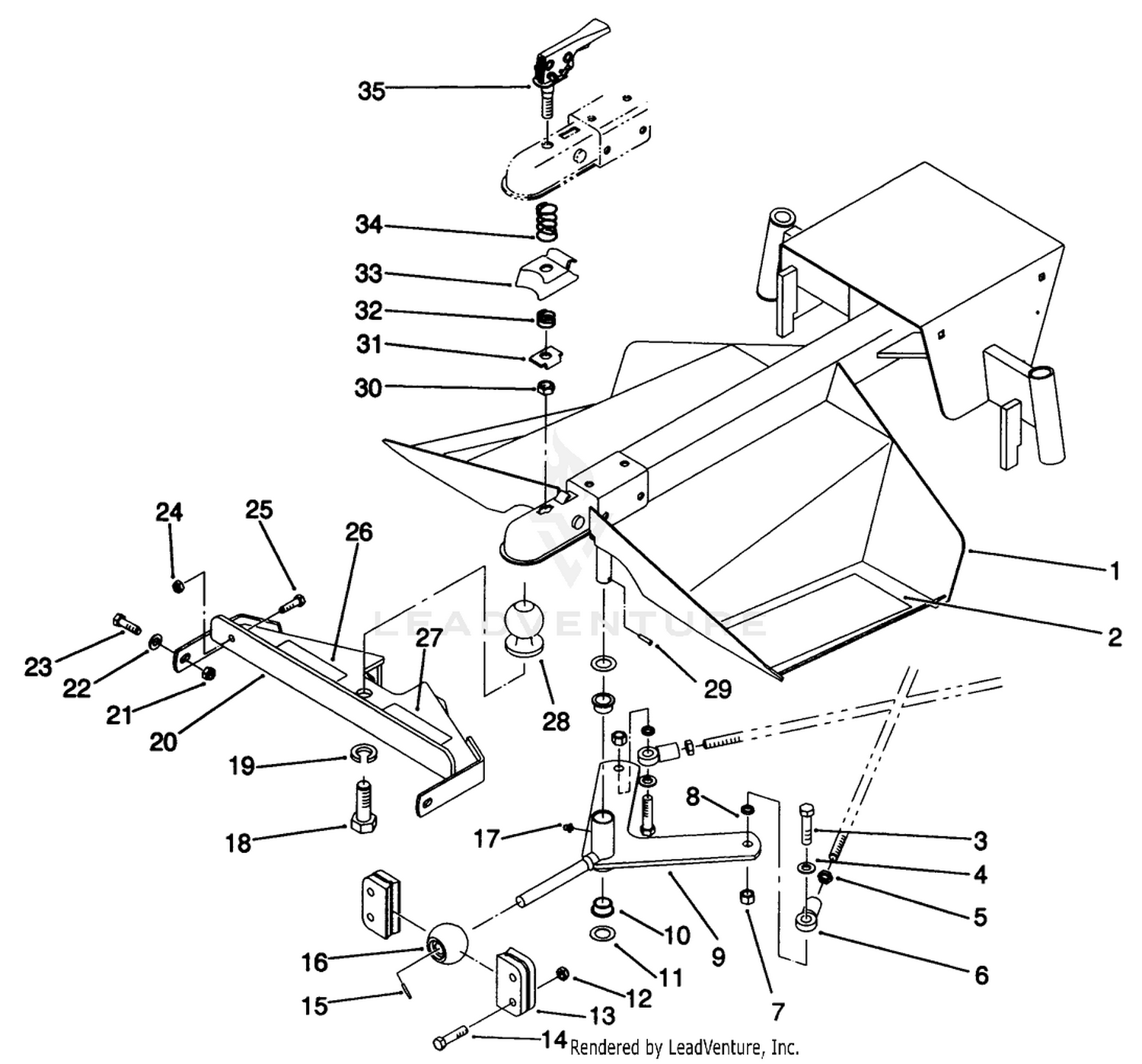 Frame And Hitch Assembly