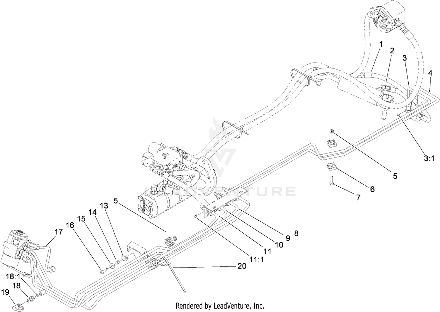 Steering Hydraulic Assembly