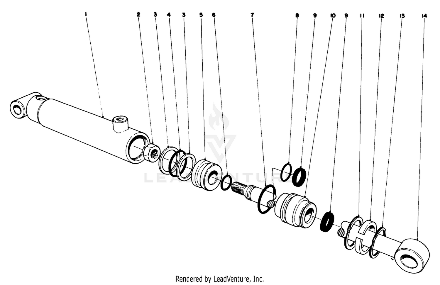 Hydraulic Cylinder No. 29-2700