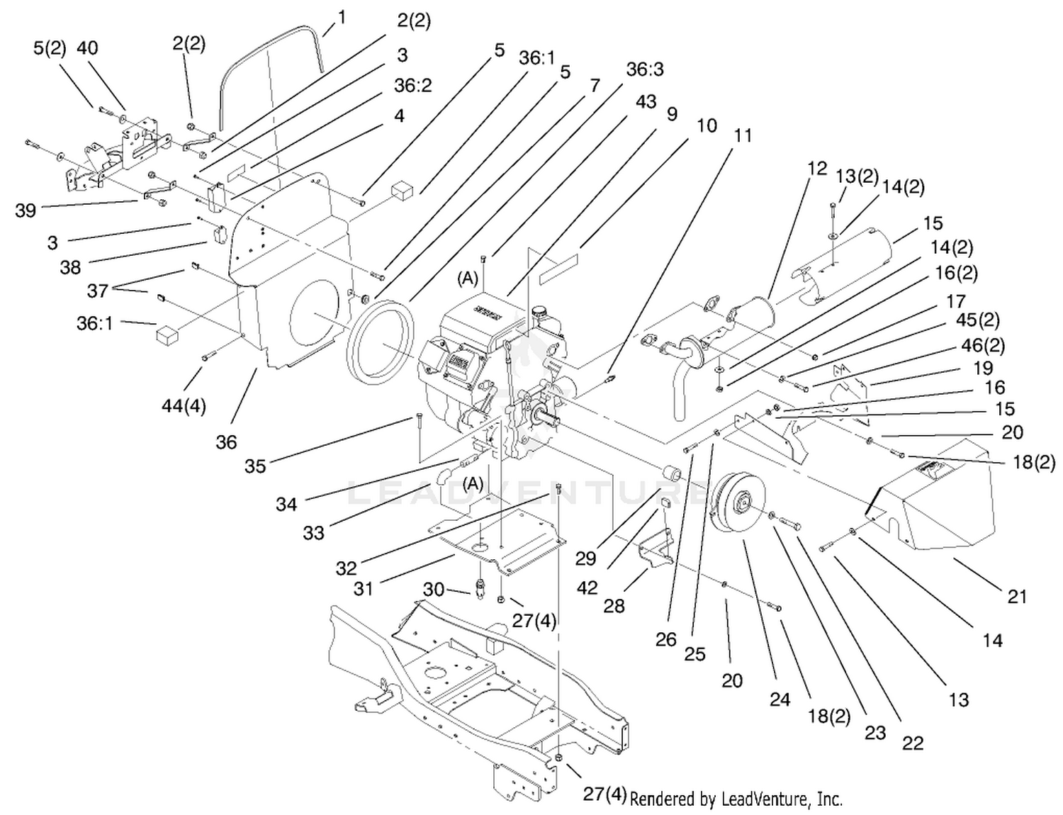 Air Cooled Engine Assembly