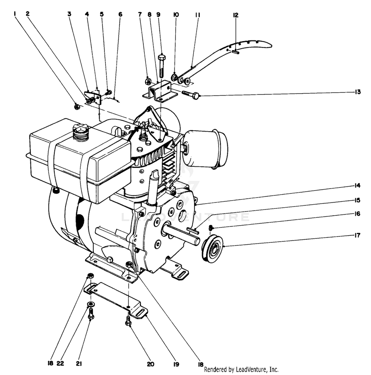 4 H.p. Engine Assembly (model No. 04117)