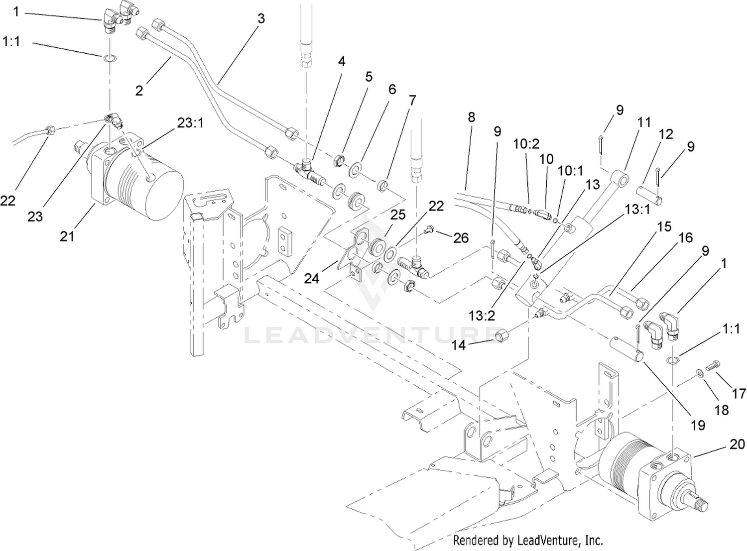 Rear Wheel Drive Assembly