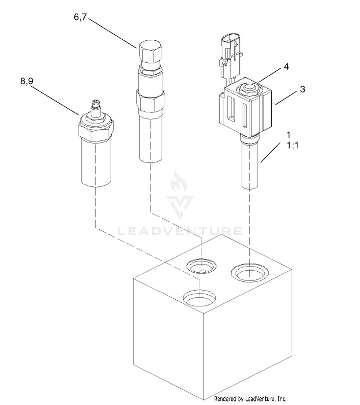 Manifold Block Assembly No. 104-4876