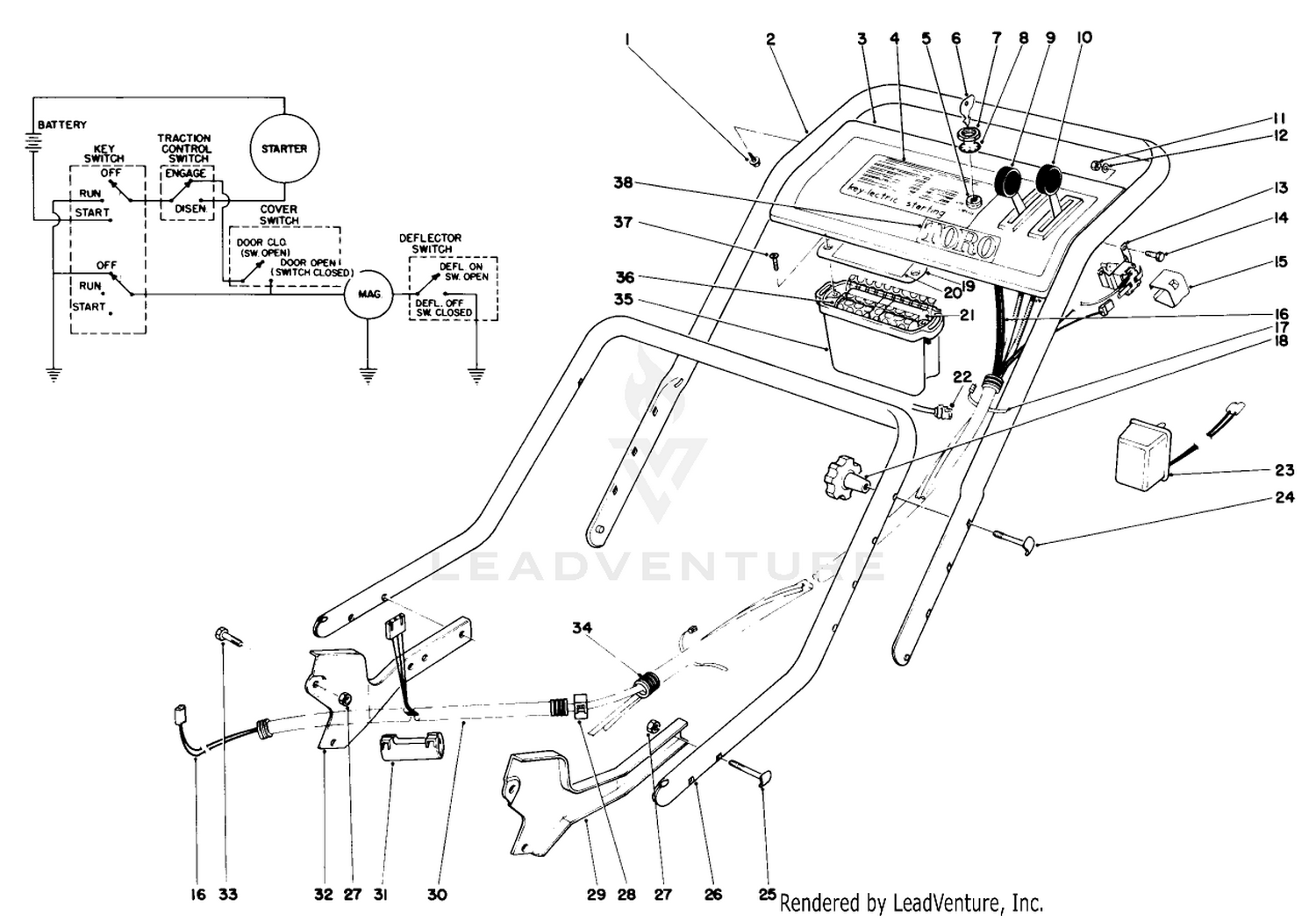 Handle Assembly (model 20696)