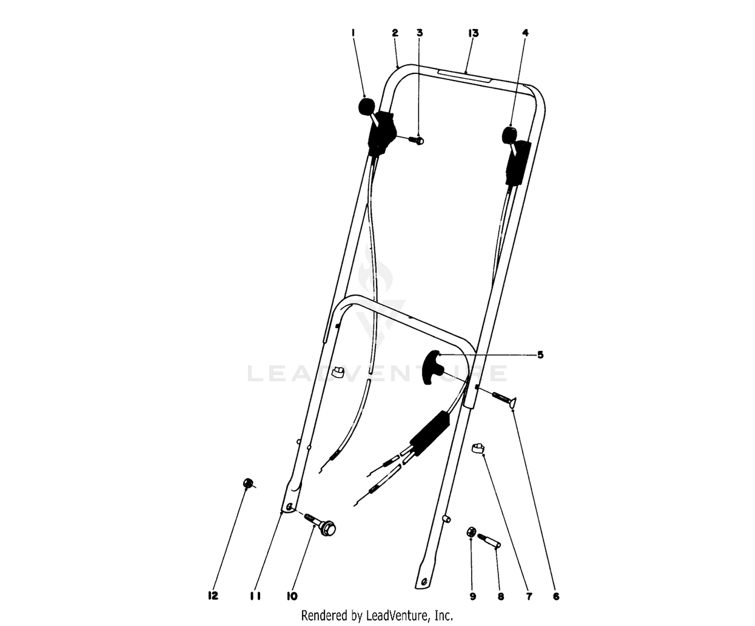 Handle Assembly Models 16009, 16113, 16277