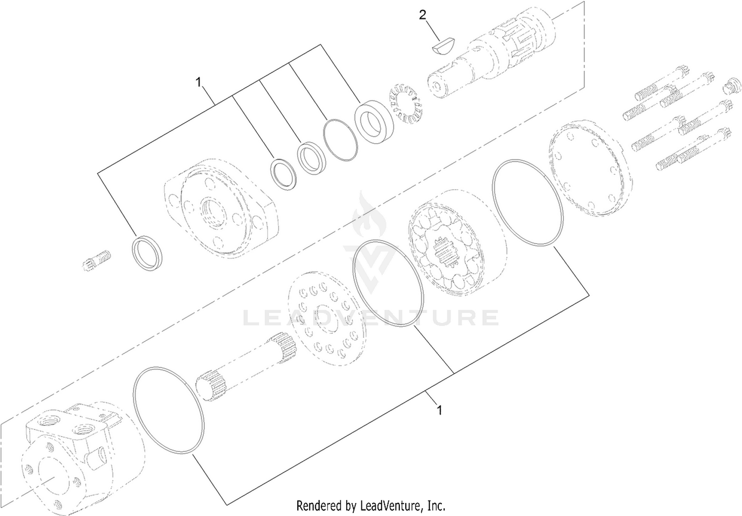 Hydraulic Motor Assembly No. 99-0156