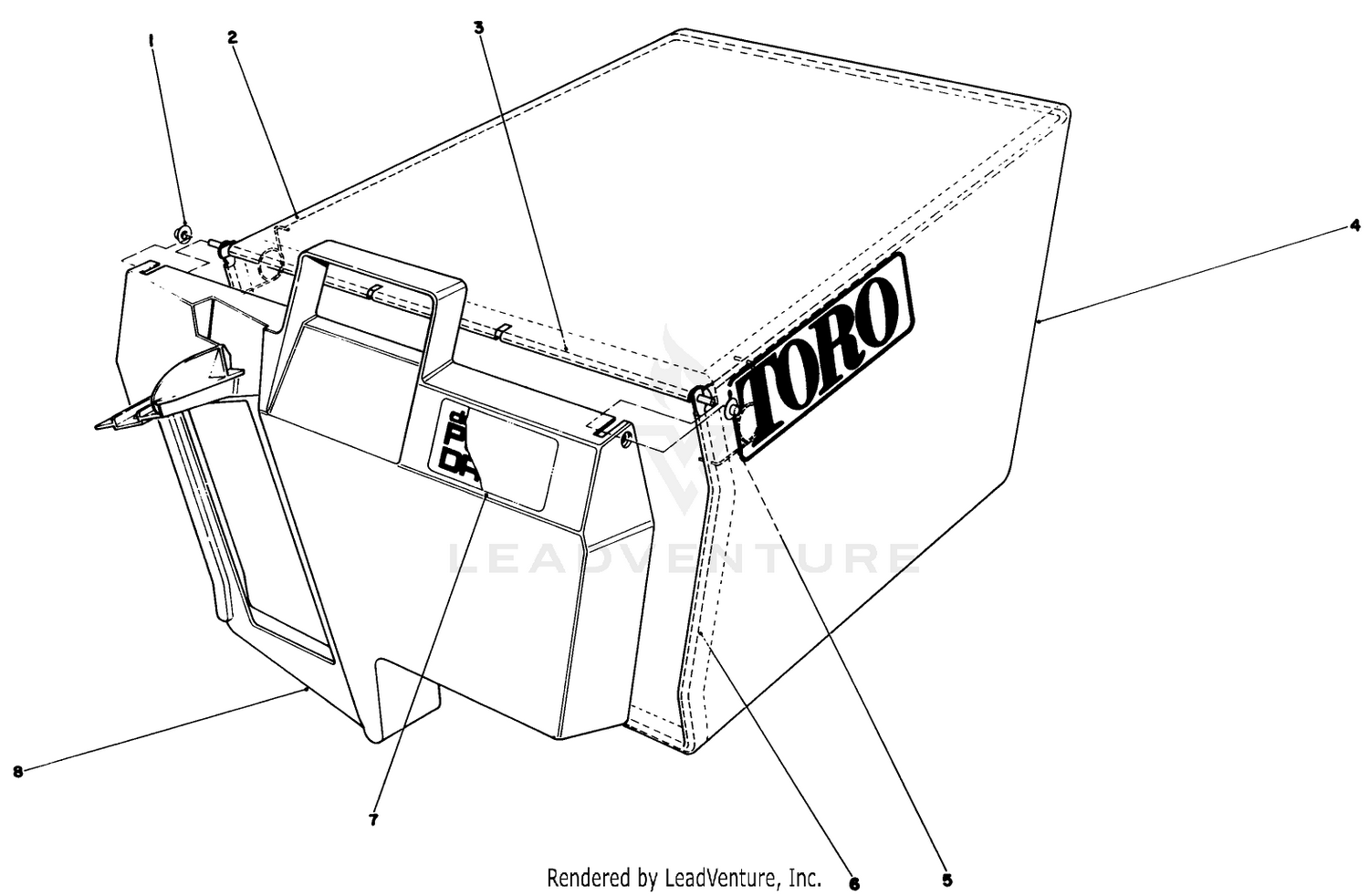 Grass Bag Assembly No. 43-0018