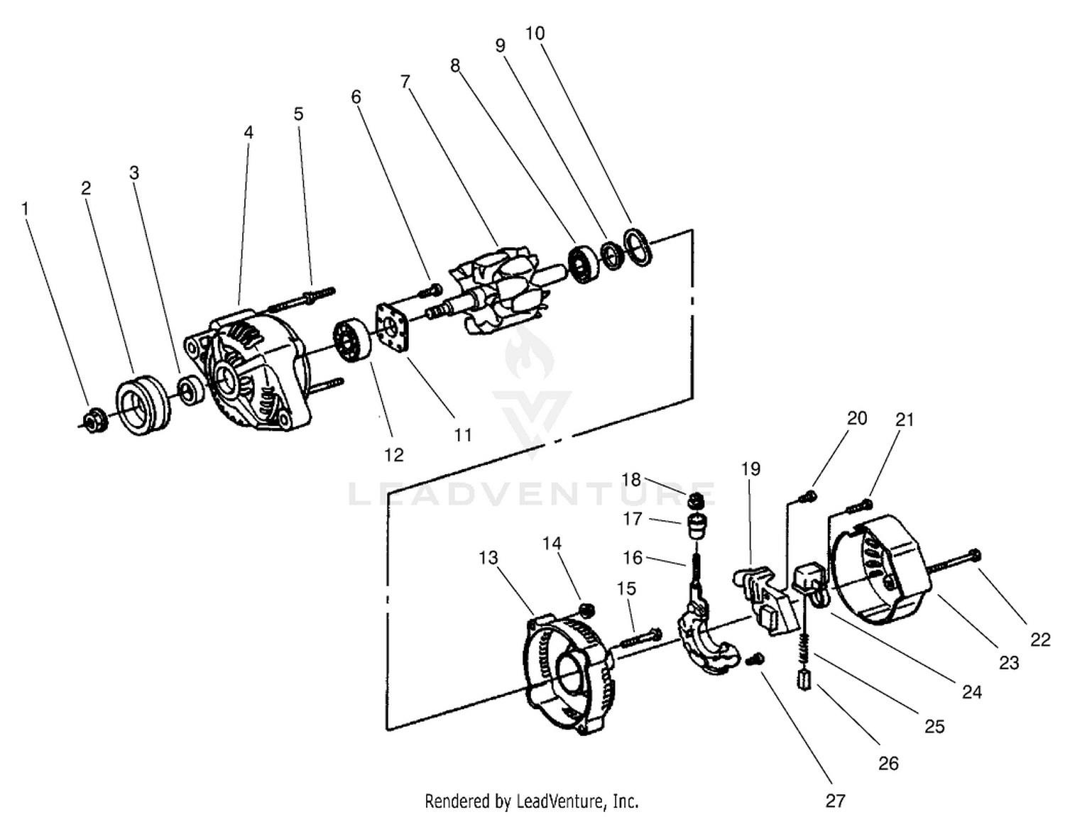 Alternator Assembly No. 98-9474