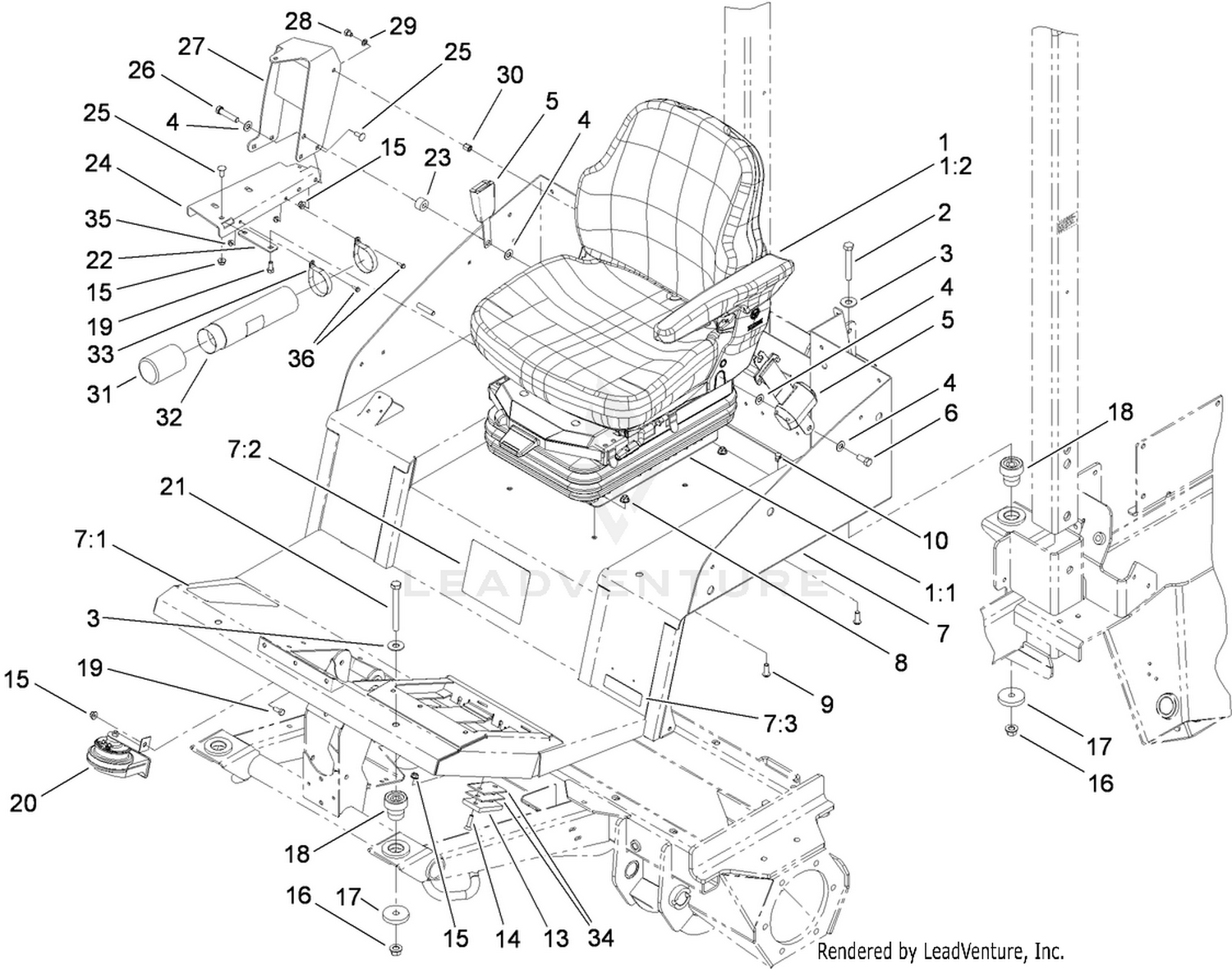 Seat and Platform Assembly