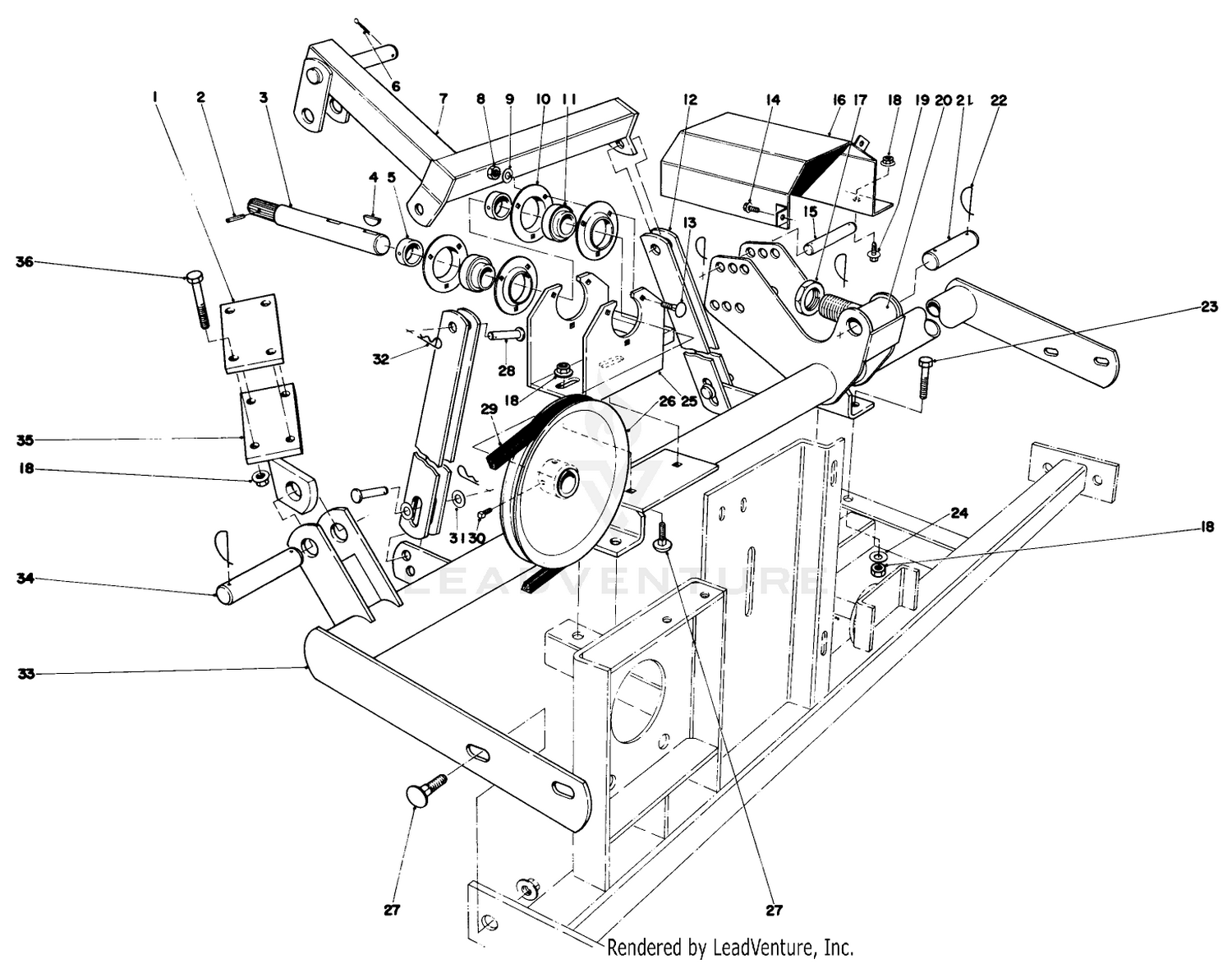 Adapter Kit 48" Snowthrower Model No. 30571 (optional)