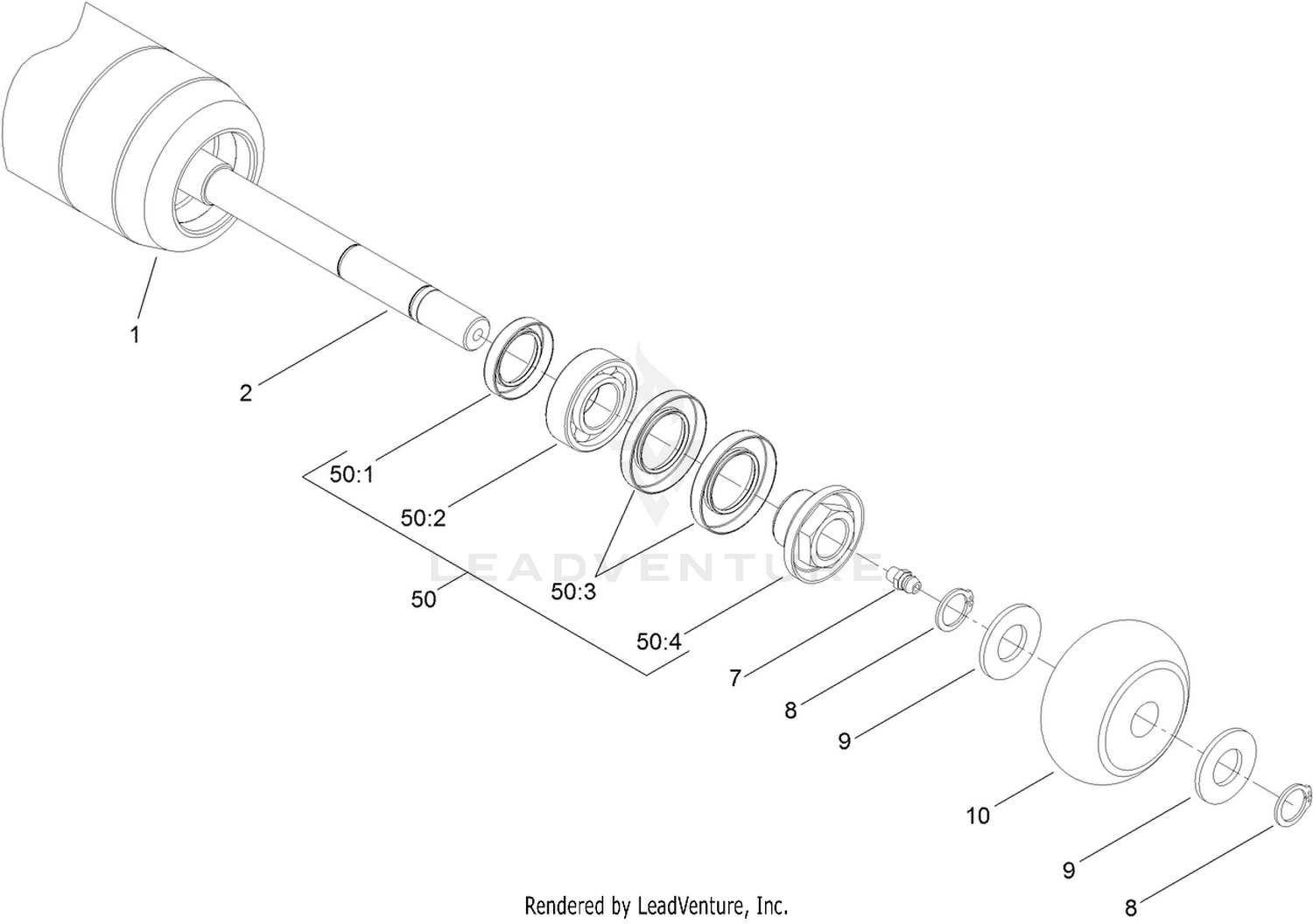 Optional Short Roller Assembly No. 119-4288