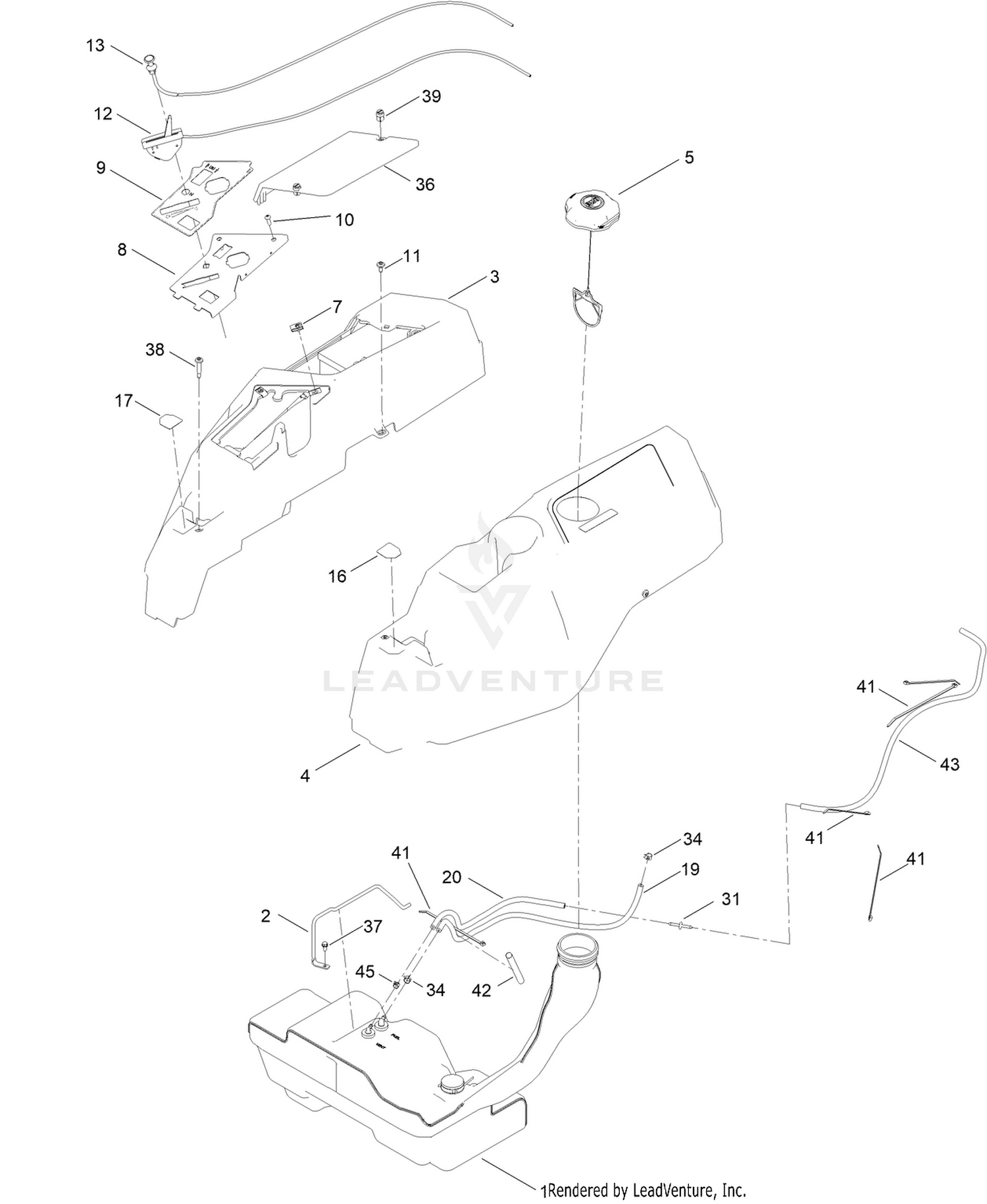 Body Styling and Fuel Pod Assembly