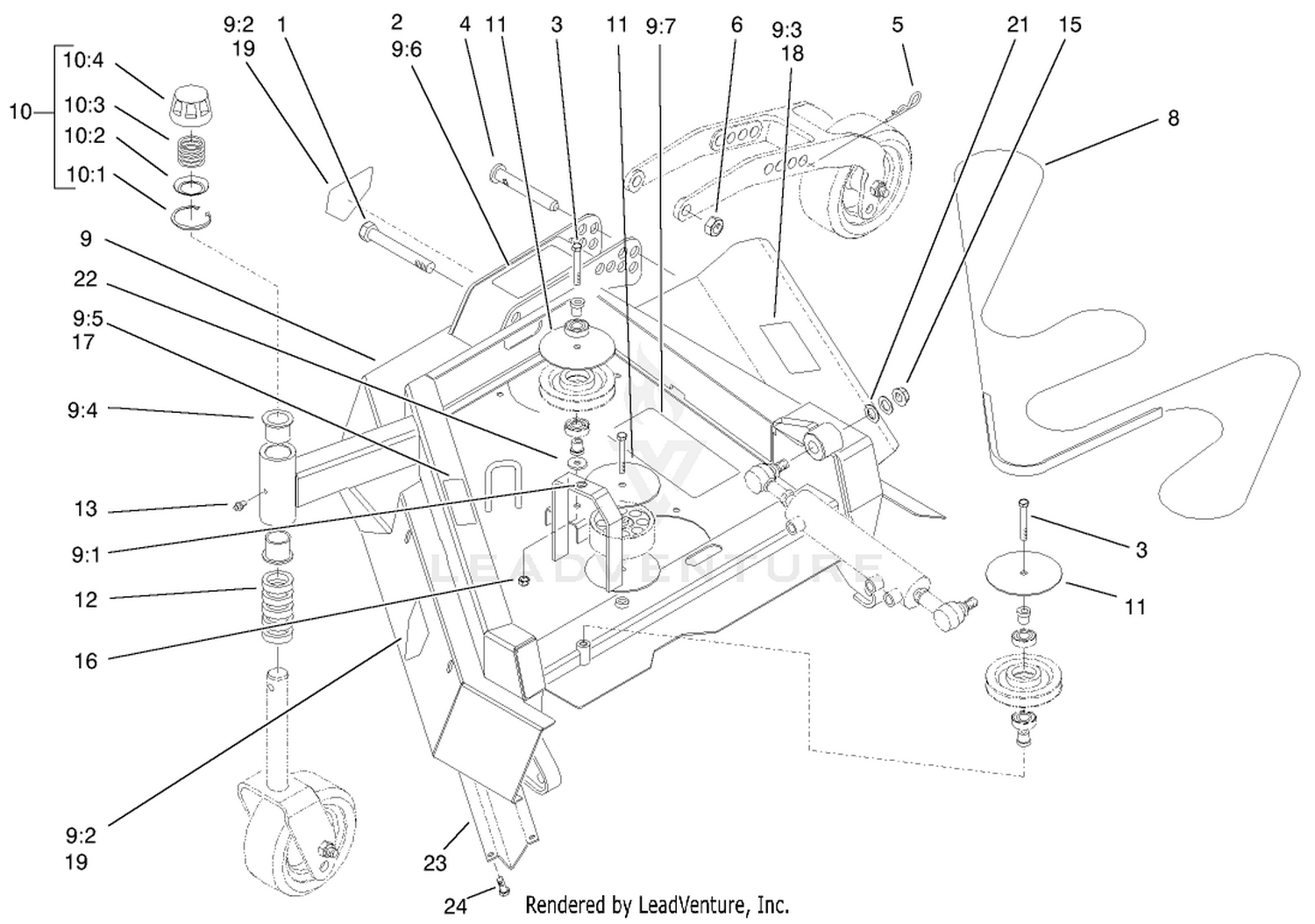 Right Hand Deck Assembly