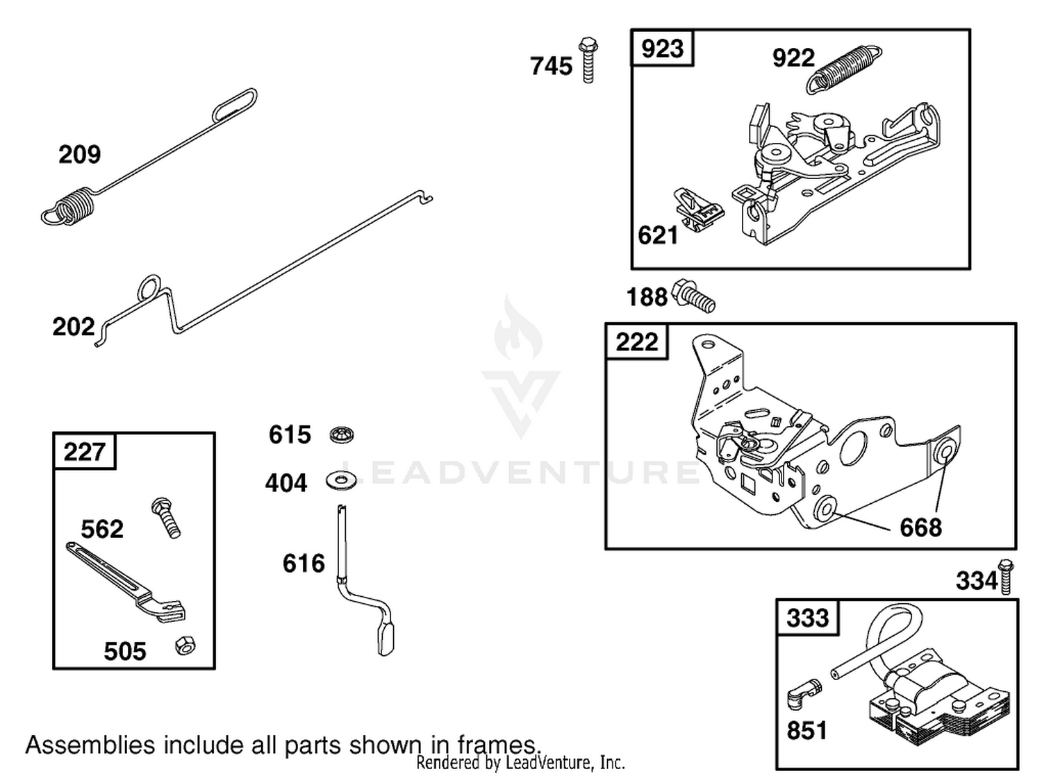 Governor Assembly Briggs And Stratton Model 12h802-1776-B1