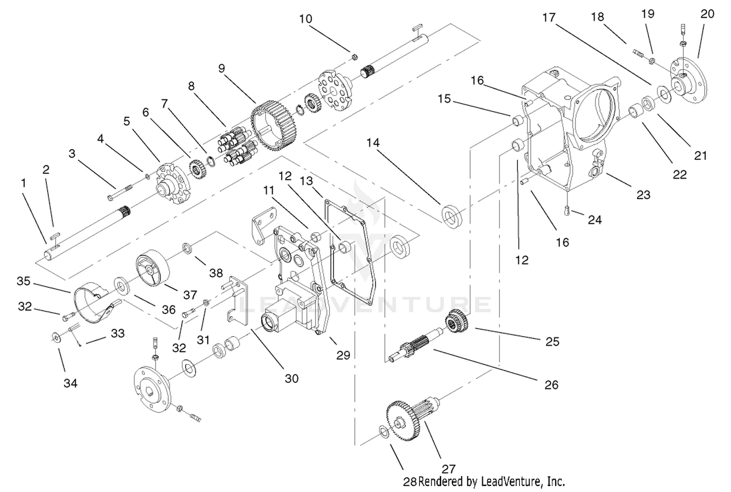 Hydro Transaxle Assembly