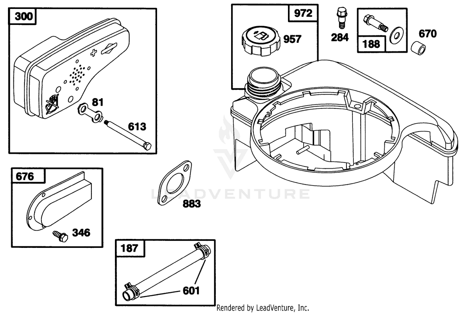 Engine Briggs  Stratton Model 12a802-0611-01 8