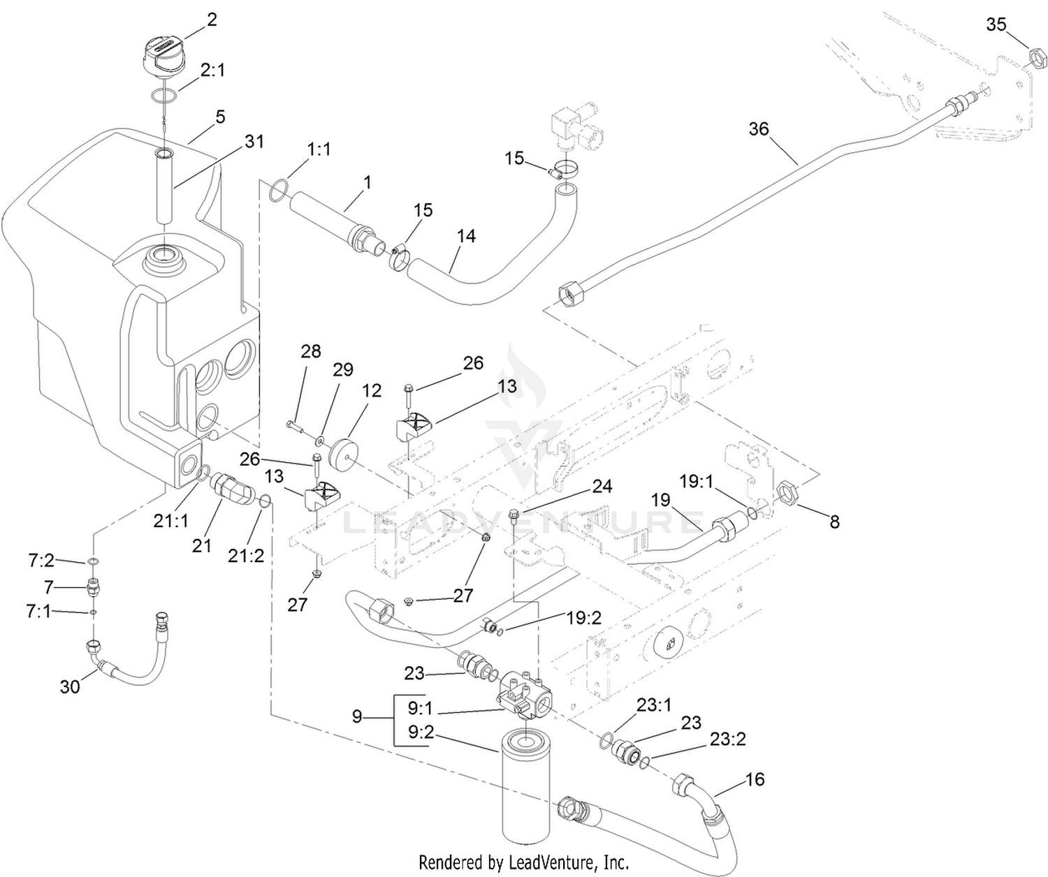 Hydraulic Tank Assembly