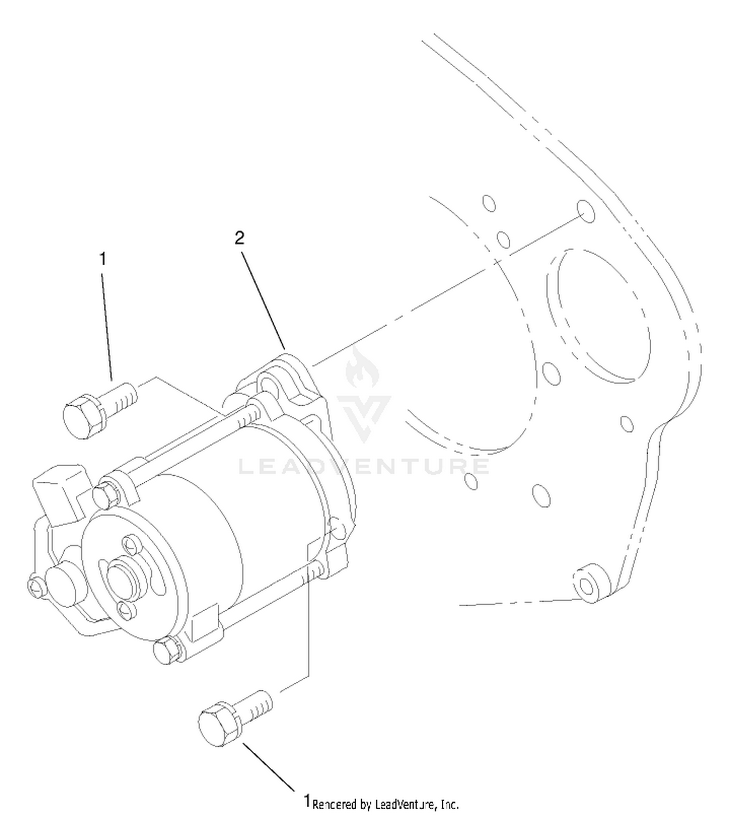 Starter Mount Assembly