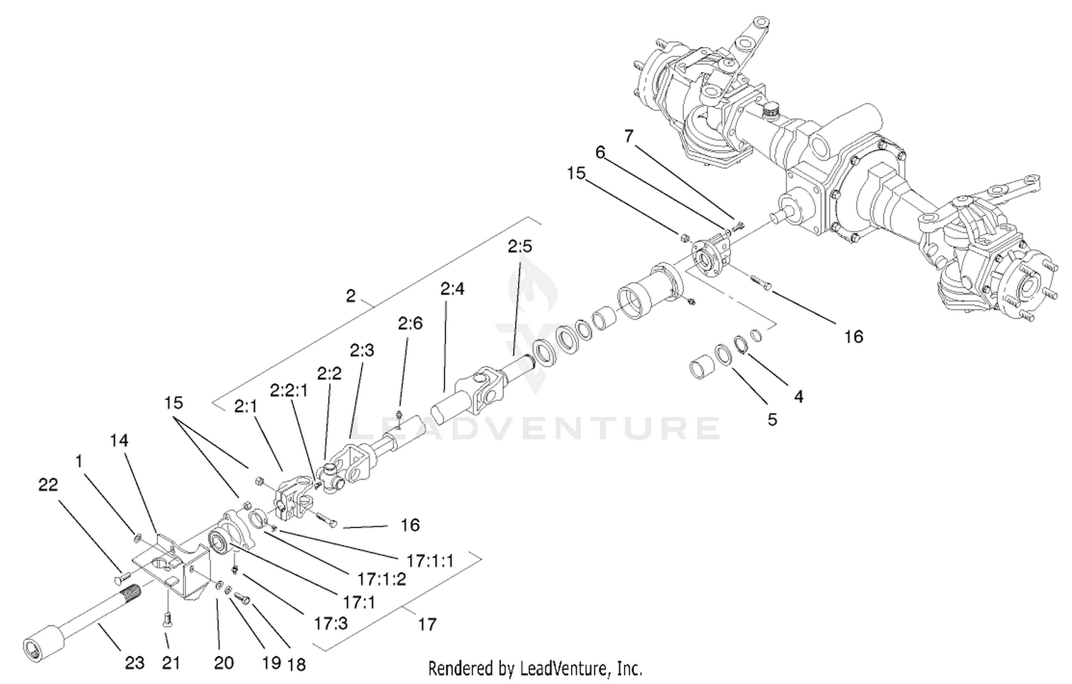 4wd Shaft Assembly