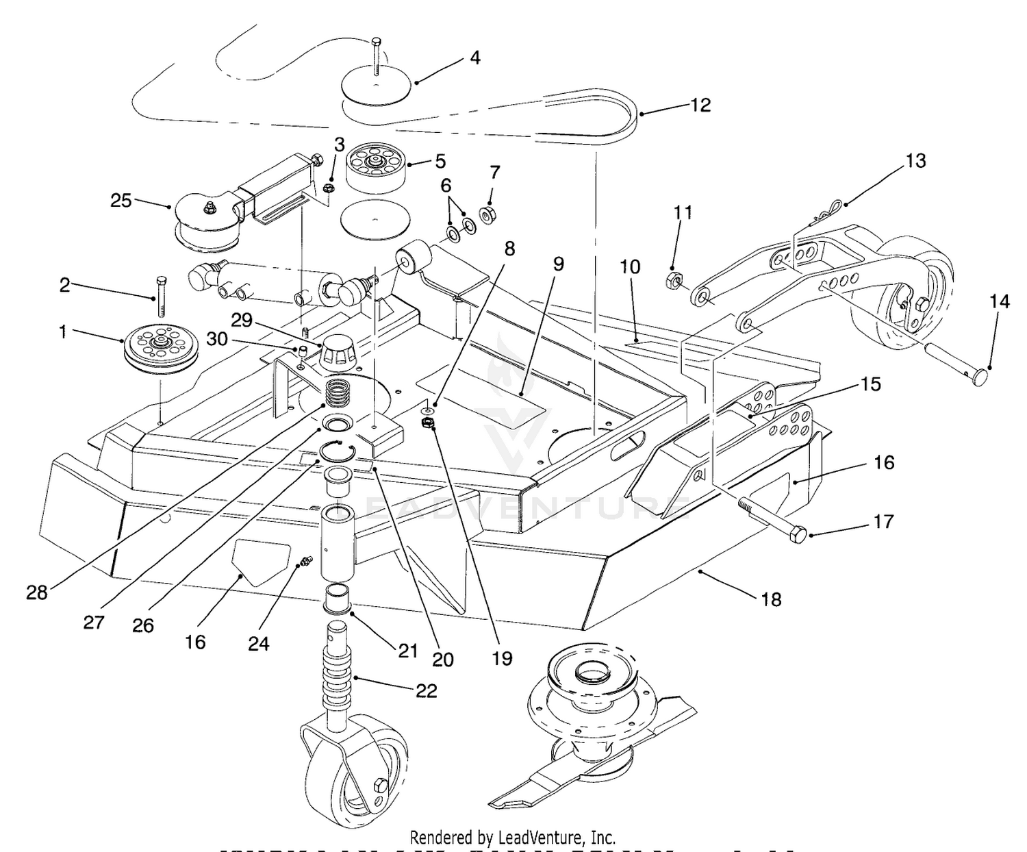 Wing Deck Assembly-L.h.