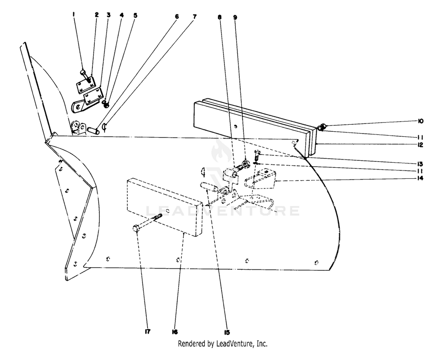 V-Plow Installation Kit Model No. 30757 (optional)