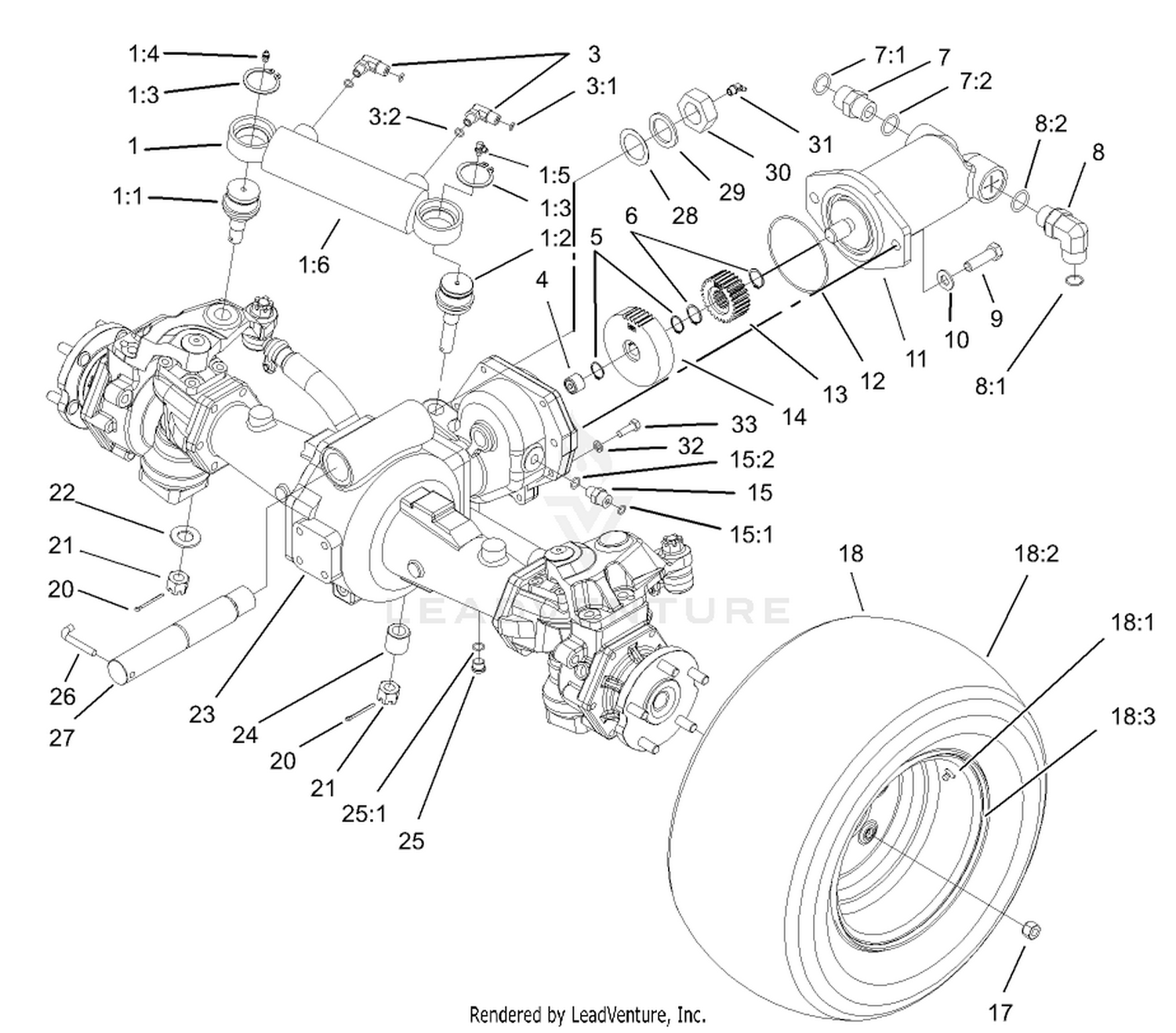 Rear Axle Assembly