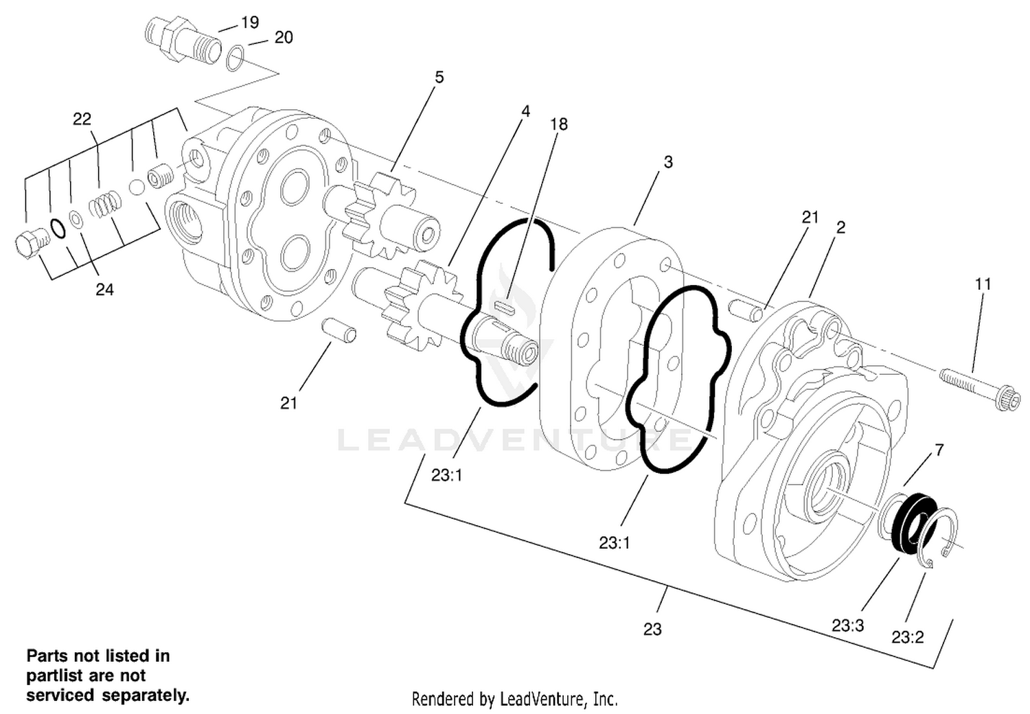 Motor Gear Assembly No. 99-3627
