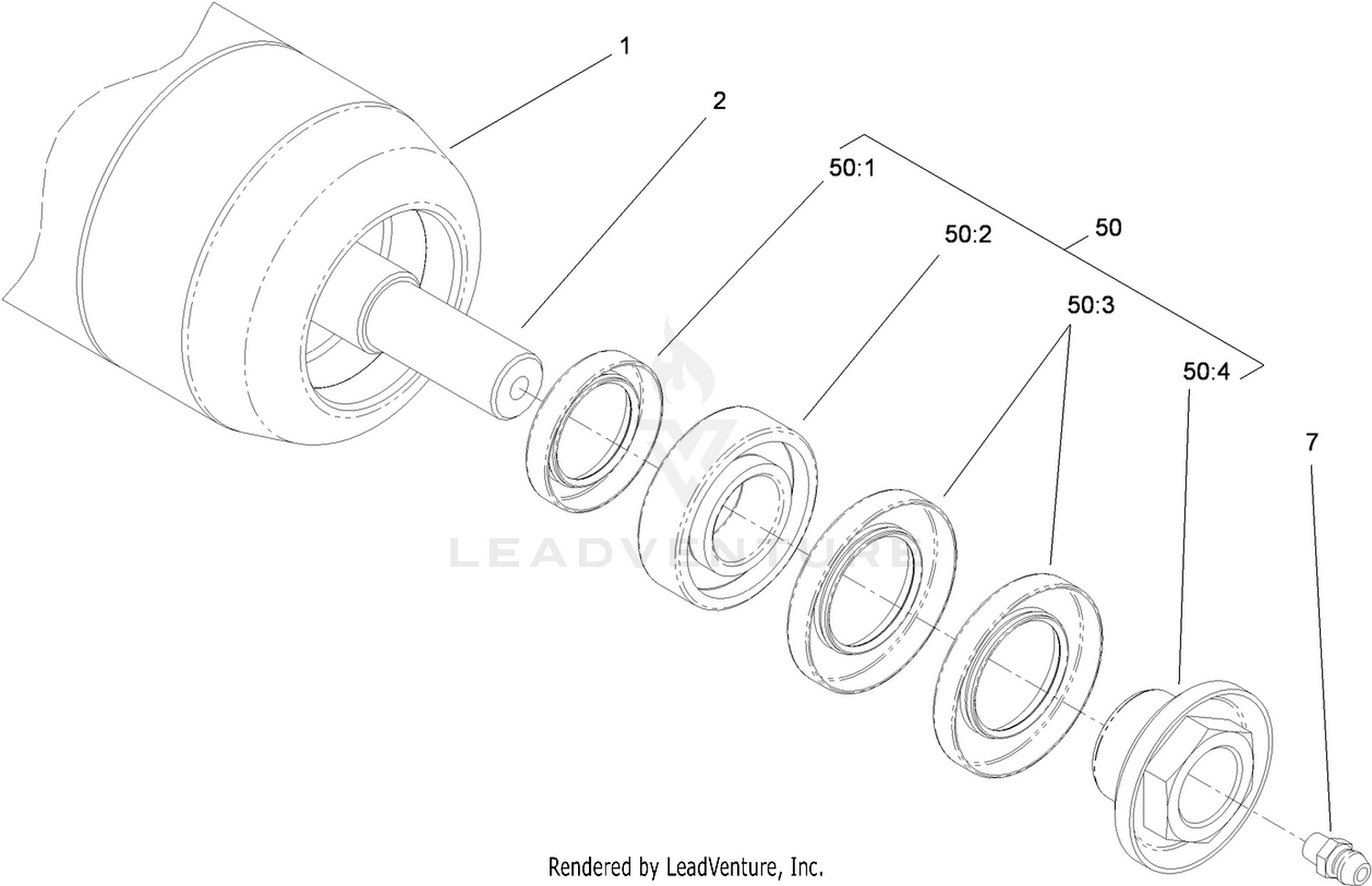 Optional Full Front Roller Assembly No. 114-9383