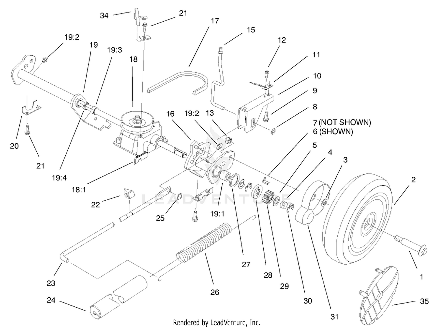 Deck Suspension Assembly