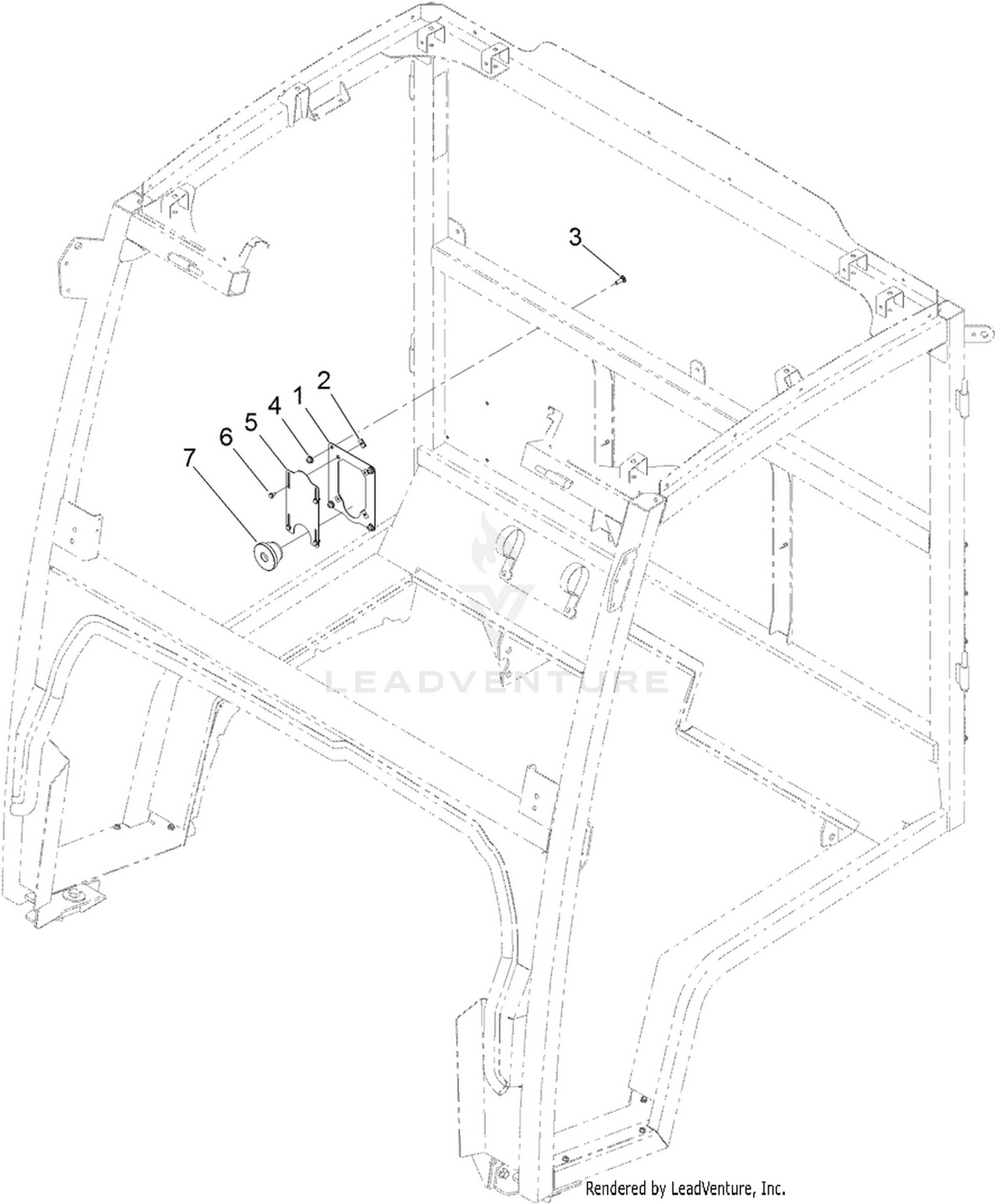 Cab Finishing Assembly No. 133-2725