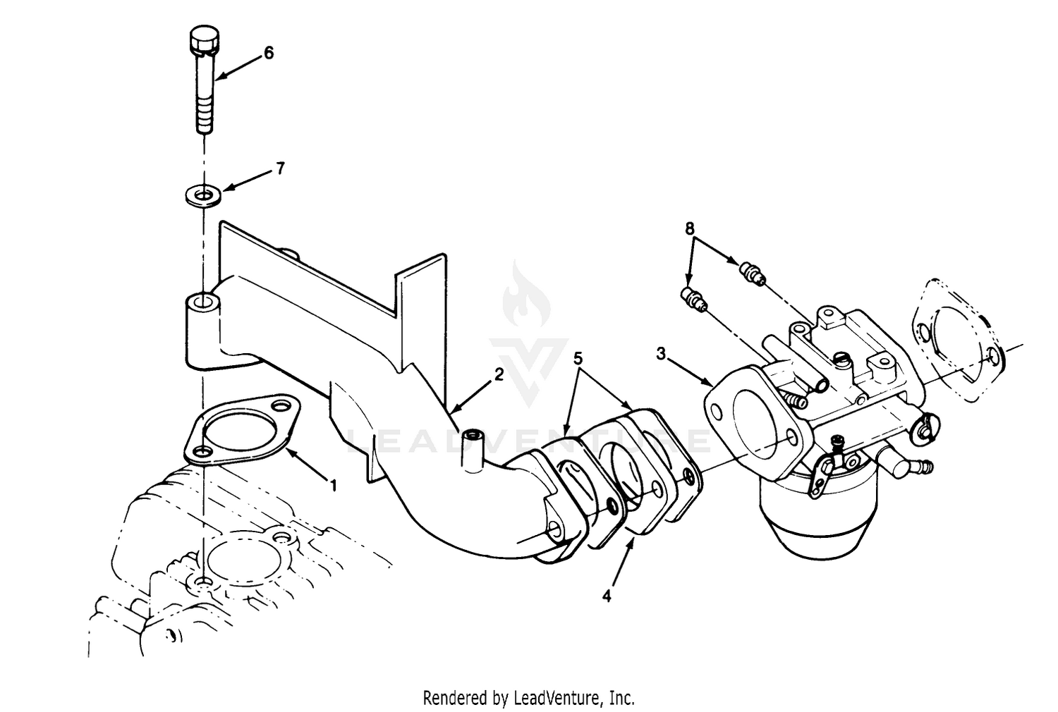 14hp Engine Carburetor Assembly