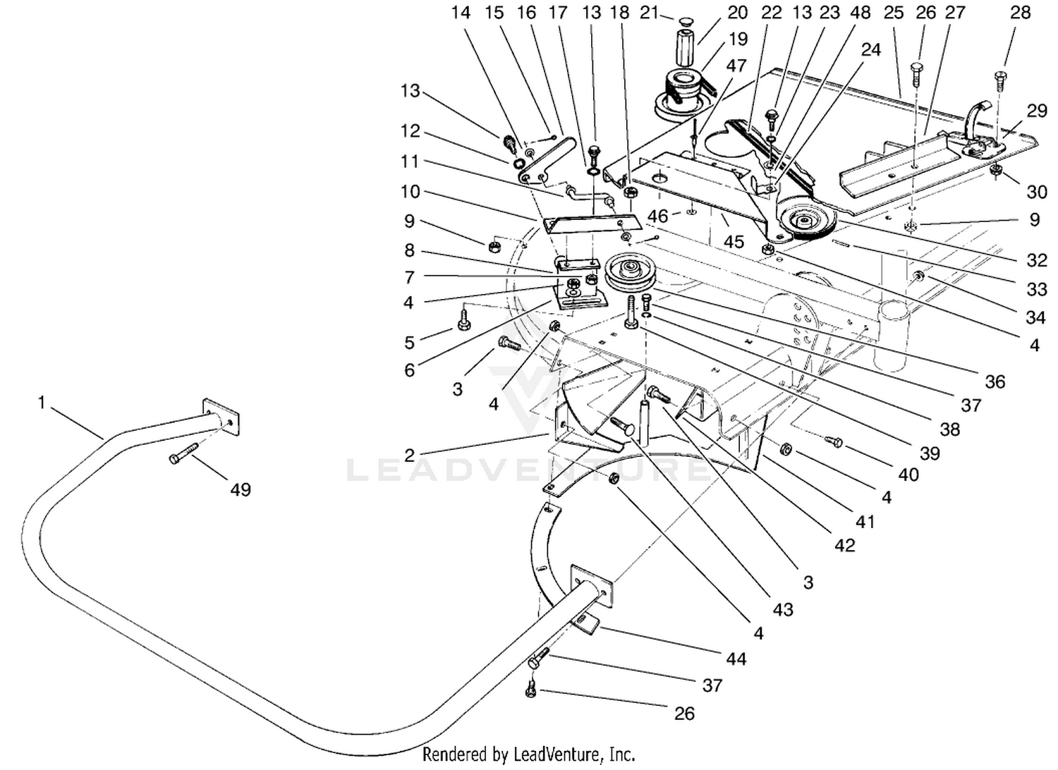 Pulley and Bumper Assembly
