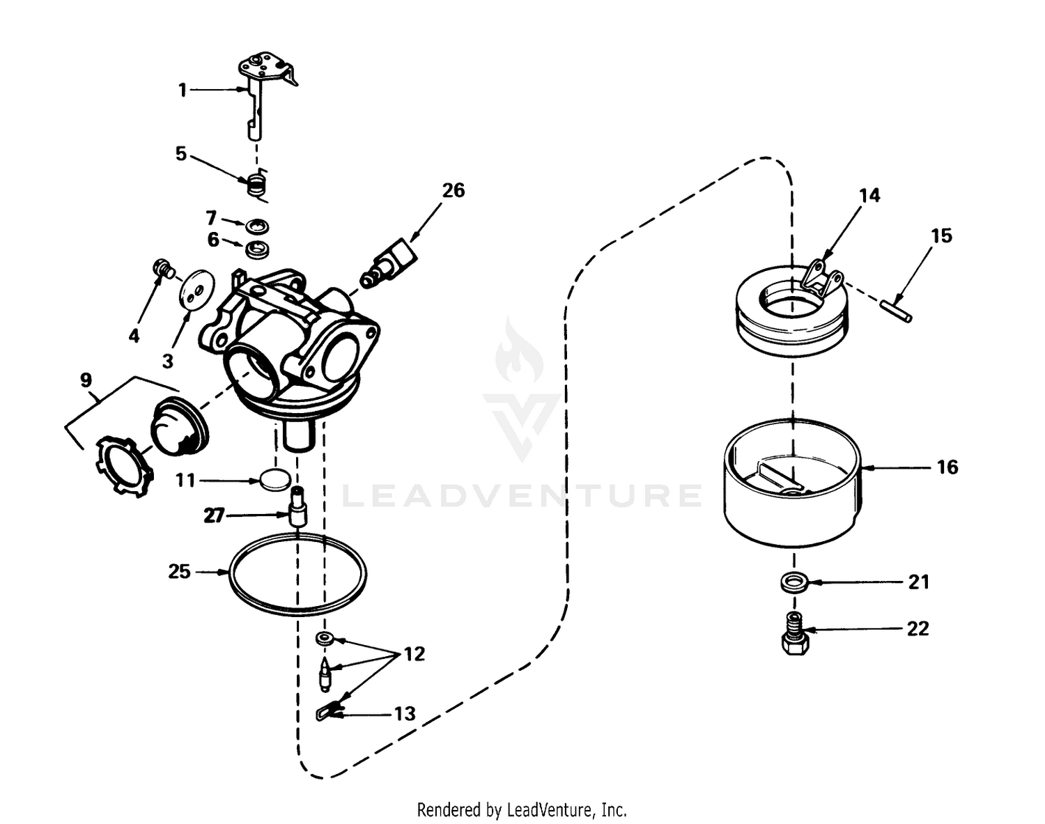 Carburetor No. 632050a