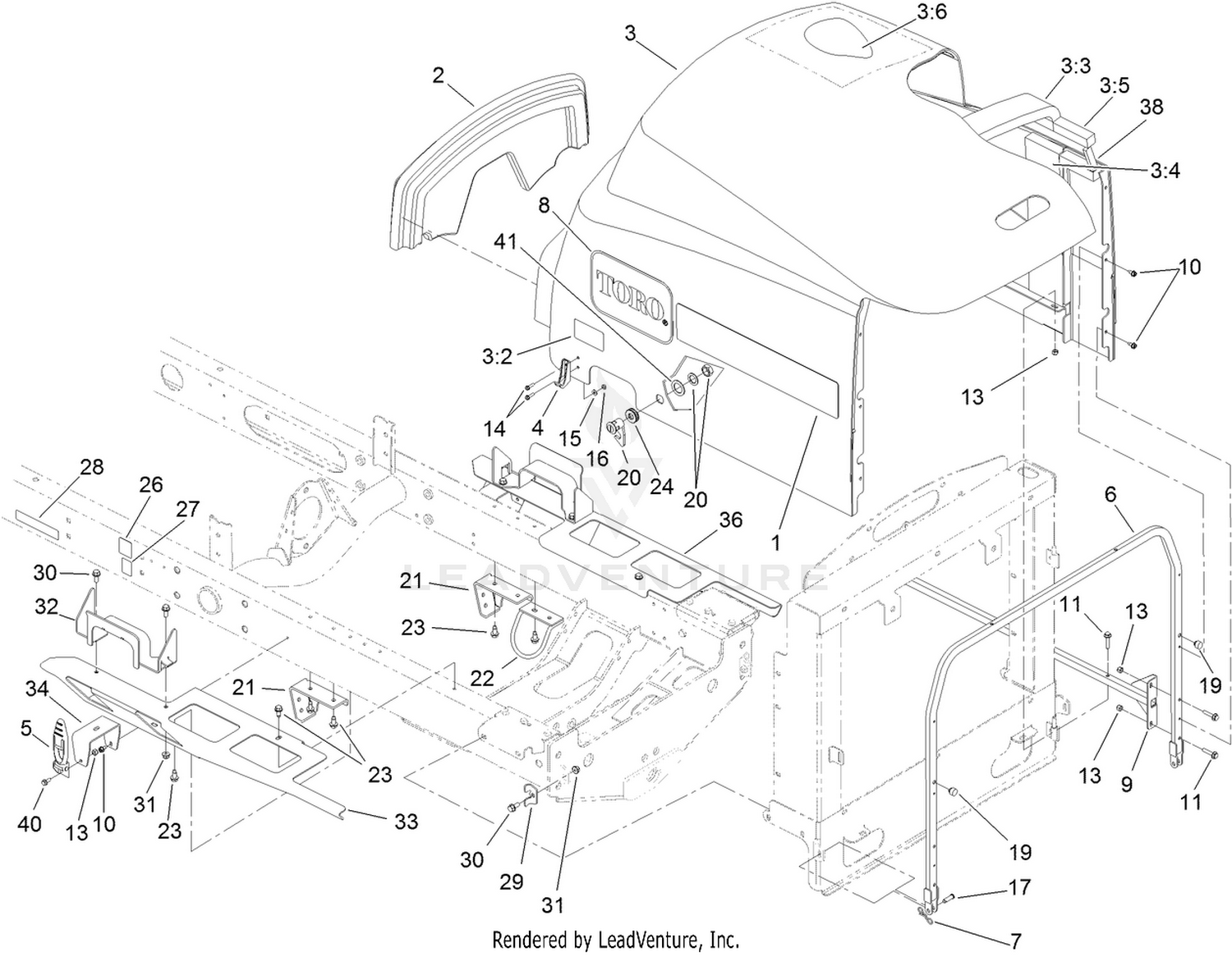 Hood and Body Panel Assembly