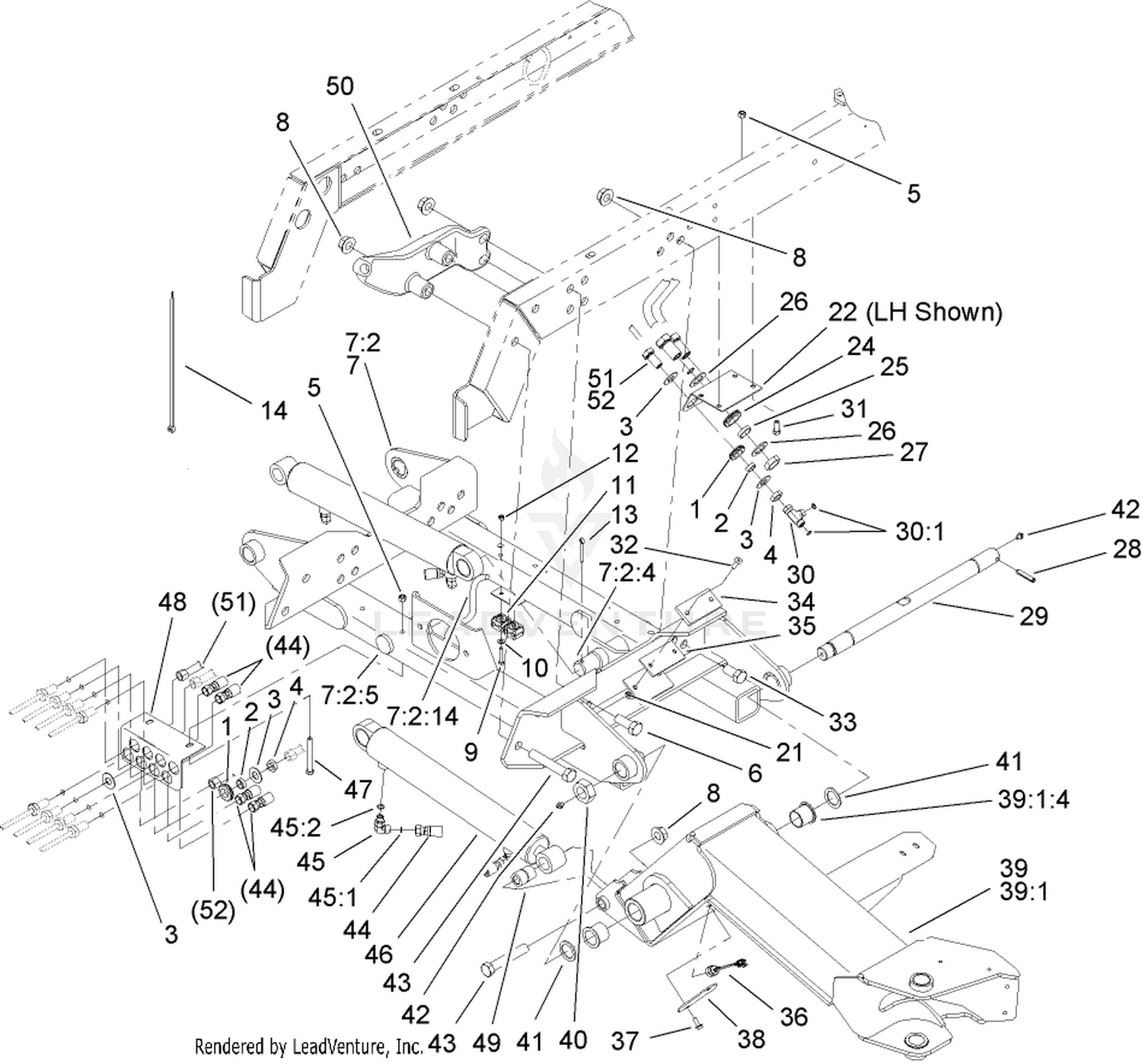Wing Deck Lift Assembly