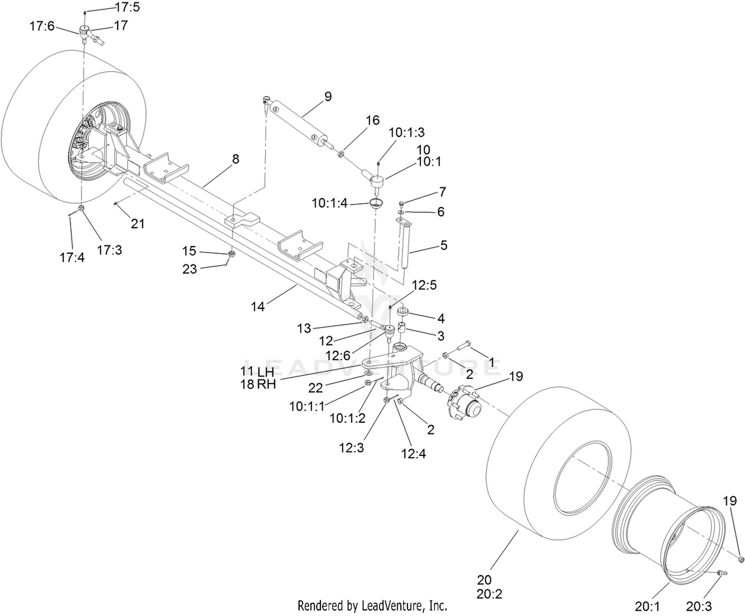 Front Axle Assembly