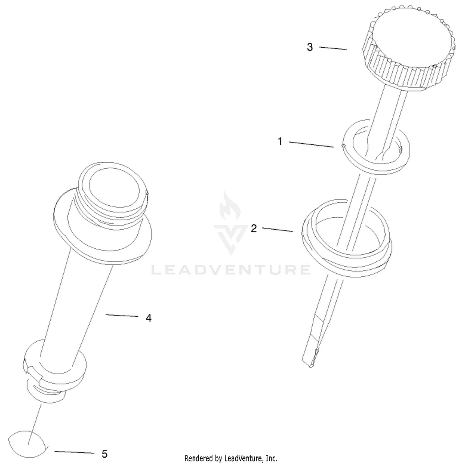 Dipstick  Oil Filter Assembly